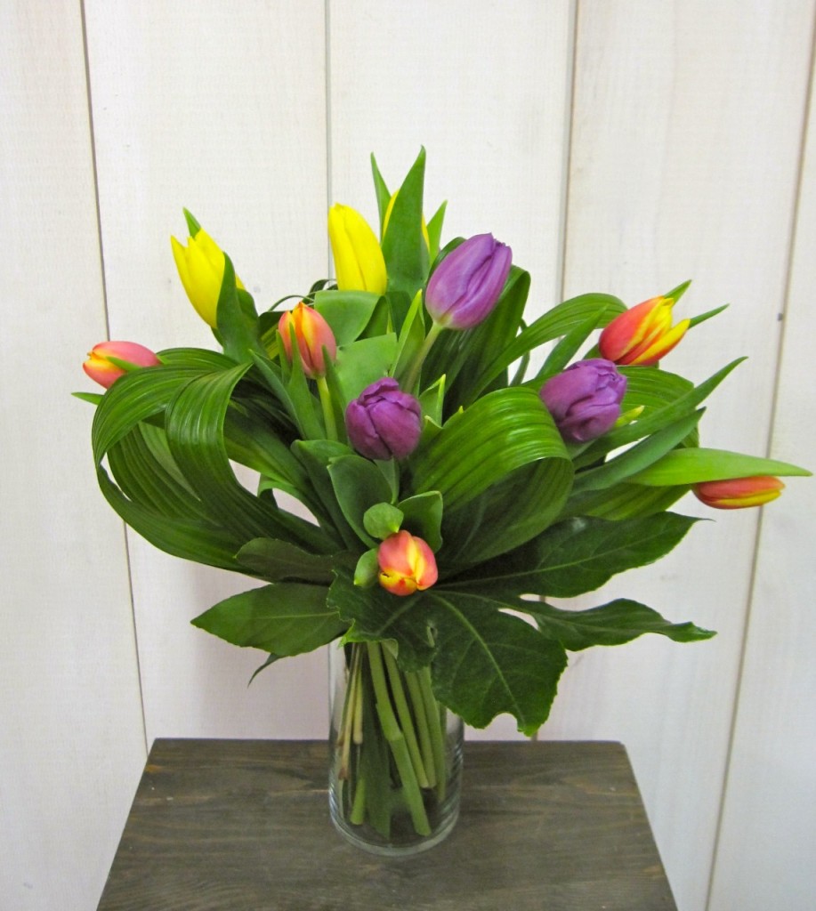 Bouquet de tulipes 18021 Fleuriste UTOPIA Fleurs Montréal